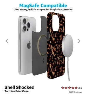 Casely iPhone Tortoise Print Case Brown thumbnail 3
