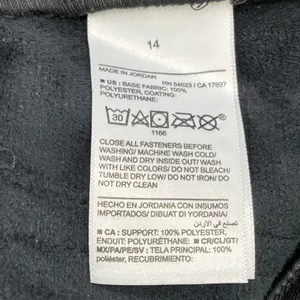 Old Navy OG Loose Faux Leather Pants Women 14 High Rise Straight Edgy Indie Moto thumbnail 10