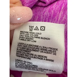 New‎ Balance Tank Top Women Small Purple Space Dye Racerback Athletic Minimalist thumbnail 6