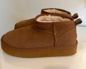 Platform Boots Brown Size 10 thumbnail 1