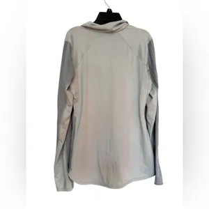 The North Face long‎ sleeved 1/4 zip shirt gray size S women’s thumbnail 2