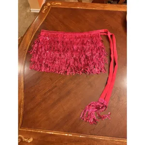 Sequin Mini DANCE Skirt Women’s Size One Size Pink thumbnail 4
