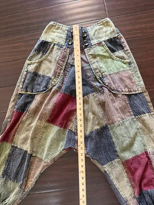 GOA Patchwork Cargo Harem Pants thumbnail 7