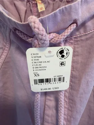 Free People Willow Poplin Maxi Skirt in Pink Lavender Size XS thumbnail 7