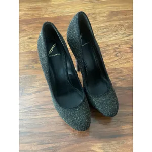 BRIAN ATWOOD Fontanne Glitter Heels Platform Pumps Size 7 Shoes SEXY PARTY thumbnail 2