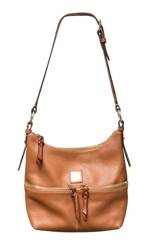 Dooney & Bourke Dillen Pebble Grain Leather Double Pocket Hobo Bag thumbnail 1