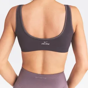 Nike Skims Ribbed Seamless Micro Scoop Bra Phoenix Truffle Size Small thumbnail 8