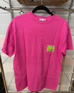 The Fraternity Collection Magenta Pocket Tee  thumbnail 1