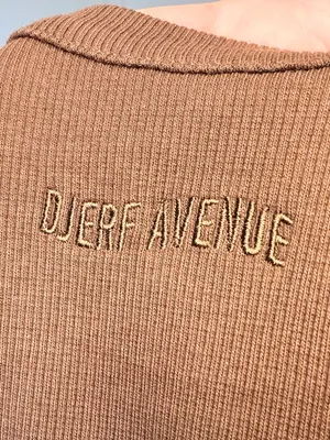 New Djerf Avenue Daily Long Sleeve Top Cocoa thumbnail 7