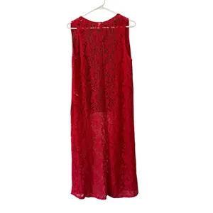 LuLaRoe Size Small Sheer Mesh Lace Long Open Maxi Duster Boho Western Festival thumbnail 2