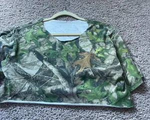 Thrifted camo crop top Green thumbnail 1