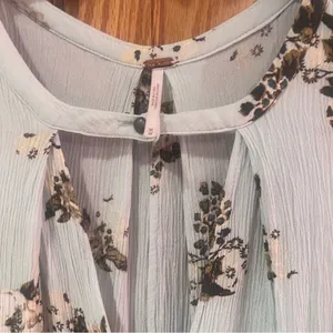 Free People Snap Out of It Tree Swing Tunic Mini Dress Faded Floral‎ Size Medium thumbnail 13