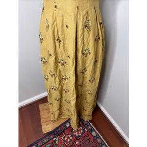New Farm Rio Coconut Tree Tapestry Macrame Yoke‎ Maxi Dress XS thumbnail 7