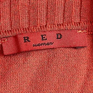 Red Woman Reddish Orange Open Front Knit Cardigan 3X thumbnail 9