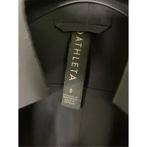 Athleta blazer jacket black women's size 0 thumbnail 3