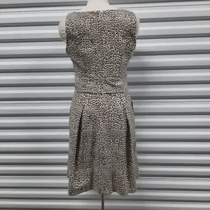 Banana Republic Womens Dress Size 8 Leopard Print Career Going Out Minimalist thumbnail 4