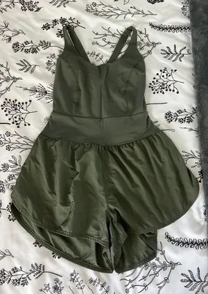 Olive Avia Athletic Romper thumbnail 1