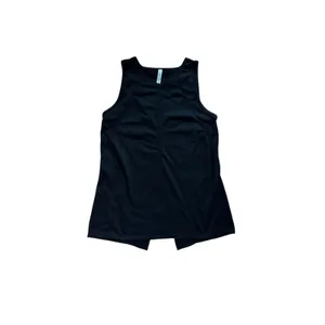Athleta Black Tie Back Tank Top Small Nylon Athletic Yoga Workout Sleeveless thumbnail 5