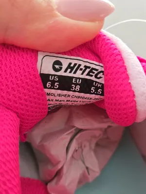 NWT! Hi-Tec Women’s Athletic Shoes - Mint Green & Hot Pink Size 6.5 thumbnail 8