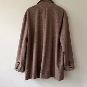 Free People Oversized Reggie Blazer in Ginger Combo Size L thumbnail 7