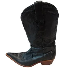 Los Altos Western Cowboy Boot Women US Size 8.5 M LEFT BOOT ONLY Ostrich thumbnail 3
