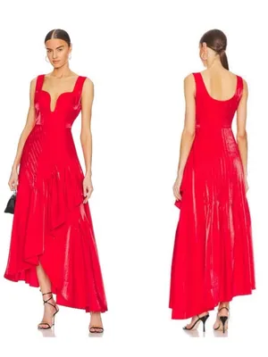 Revolve Yaura Dress in Red Size XS thumbnail 2