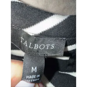 Talbots Striped Knee Length Sleeveless 100% Cotton Dress MEDIUM #757 thumbnail 7