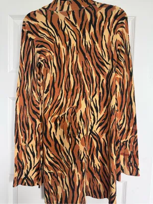 Show Me Your Mumu Charlie Collar Royal Tiger Dress thumbnail 3