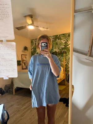 Christian graphic oversized T-shirt thumbnail 3