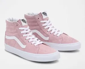 Vans Sk8-Hi Sneakers Suede Pink Lace-Up thumbnail 1