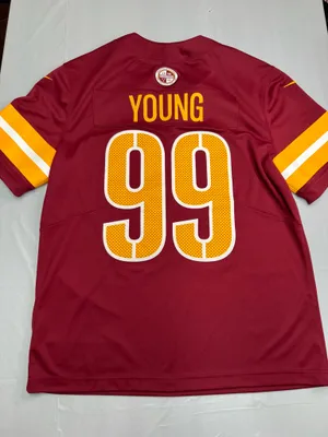 NFL Washington Commanders #99 Young Nike Jersey Size Medium thumbnail 2