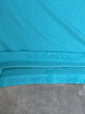 Lululemon Swiftly Tech Racerback Tank 10K Tour Los Angeles CA turquoise running thumbnail 6