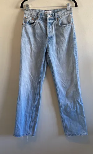 ZARA Relaxed Baggy Fit Jeans thumbnail 1