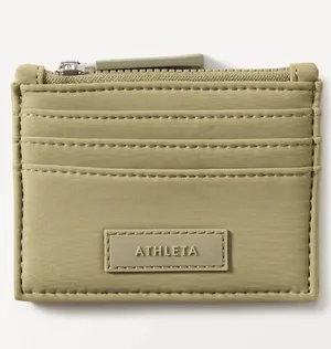 Athleta Diem Cardholder Olive Branch Green thumbnail 1