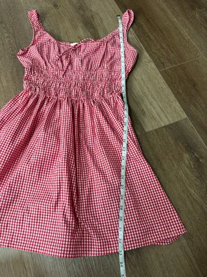 Sim and Sam Red Checkered Dress - Size Medium thumbnail 5