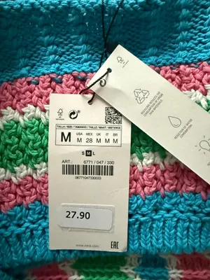 ZARA Knit Two-Piece Colorful Set thumbnail 3