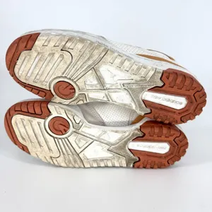 New‎ Balance 550 Au Lait Sneakers Beige Burnt Orange Size 7.5 thumbnail 8