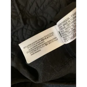 Zara Black Quilted Floral Jacket Y2K Minimalist Boxy Cropped Quiet Luxury Small thumbnail 5