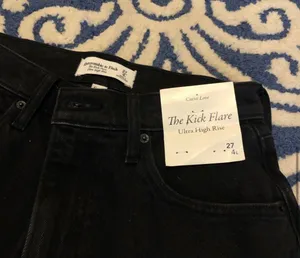 Abercrombie Curve Love High Rise Kick Flare Jeans thumbnail 5