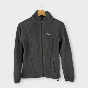 Columbia Womens size Small Benton Springs Full Zip Fleece Jacket Black 1372111 thumbnail 2
