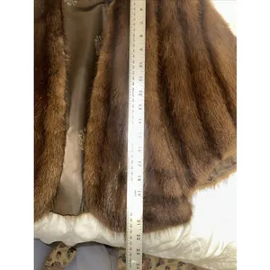 Vintage Brown Ladies Sable vs Sable Fur  Shawl Cape Stole thumbnail 7