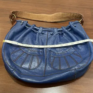 Lucky Brand Dark Blue Leather Shoulder bag thumbnail 9