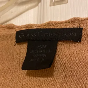 Guess Camel V-Neck Long Sleeve Knit Cardigan and Tank thumbnail 3