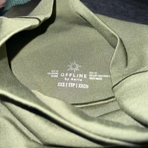 Aerie offline real me 7/8 olive green leggings size XXS thumbnail 5