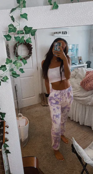 Purple Tie Dye Sweats thumbnail 4