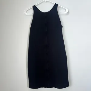 Athleta Whirlwind Razorback Athletic Casual Tank Dress Black Size XS thumbnail 3