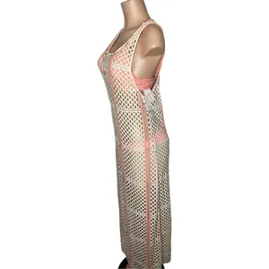 New. Pilyq fishnet coverup dress. XS/S. Retails $164 thumbnail 5