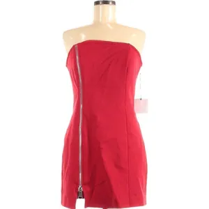 by the way. Red Strapless Dres Size M thumbnail 8