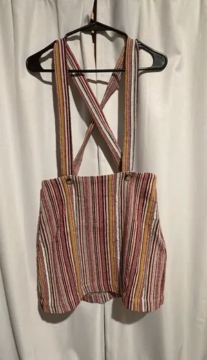 Urban Outfitters Bellamy Striped Overall Skirt Size M thumbnail 1