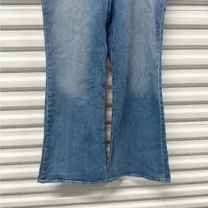Express 70s Flare Jeans Womens Size 14R Blue Denim Y2K Western Boho Festival thumbnail 7